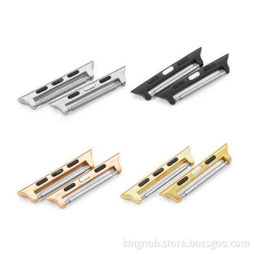 316l Stainles Steel Spring Bar Adapter Connector Tool 38mm 42mm For Apple Watch Band Adapter